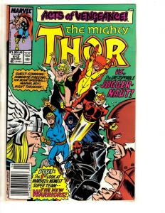 Mighty Thor # 412 NM- Marvel Comic Book New Warriors X-Men Nova JW1
