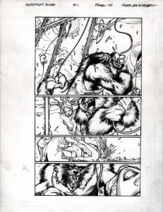 James Patterson Max Ride:First Flight #1 Pg12 Alex Sanchez Original Art-MARVEL