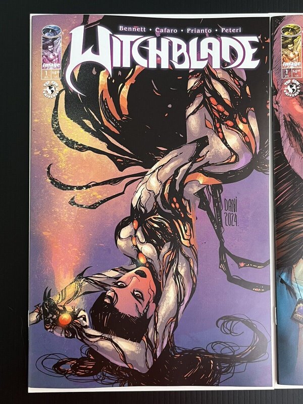 WITCHBLADE (2024) #1 CVR A + D 1:10 STRIPS & SIMPSON NM 2024 IN-HAND PROSHIPPER