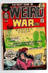 Weird War Tales #2 - Horror - 1971 - VG+