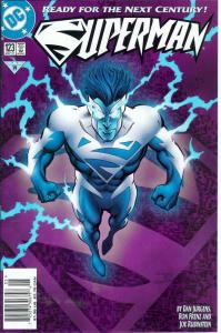 Superman (2nd Series) #123 VF ; DC | Dan Jurgens New Costume Superman Blue