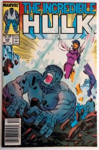 The Incredible Hulk #338 (NM-, 1987) NEWSSTAND