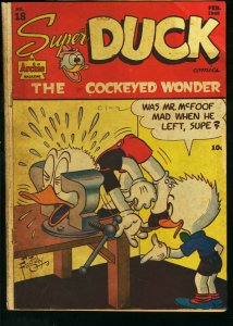 SUPER DUCK #18-VIOLENT KID'S COMIC-1949 G/VG