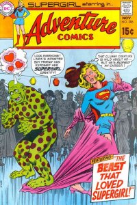 Adventure Comics #386 VG ; DC | low grade comic Beast That Loved Supergirl 1969