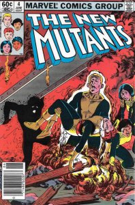 New Mutants, The #4 (Newsstand) FN ; Marvel | Chris Claremont
