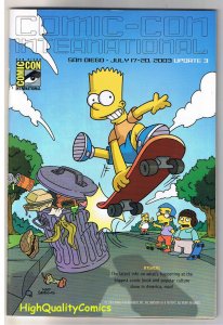 SDCC UPDATE #3 for 2003, NM, Bart Simpson, Skateboard, San Diego Comic Con 