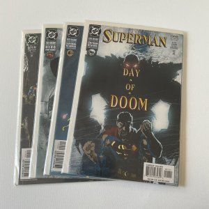 Superman Day Of Doom 1 2 3 4 Lot Run Set Near Mint Nm Dc Comics