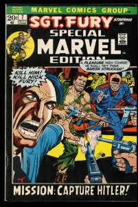 Special Marvel Edition #7 FN/VF 7.0 Sgt. Fury! Hitler Cover!