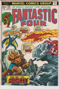 5 Fantastic Four Marvel Comic Books # 138 143 144 146 147 Thing Human Torch WM5