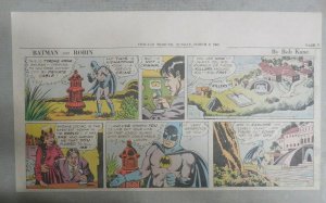Batman Sunday by Bob Kane from 3/3/1968 Size: 7.5 x 15 inches  