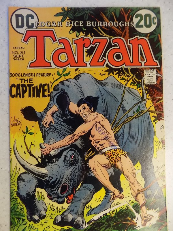 TARZAN OF THE APES # 212 DC KUBERT 