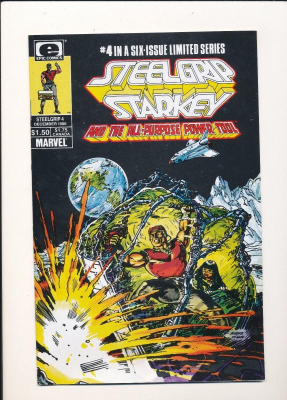 Epic Comics-Set of 6 - STEEL GRIP Starkey #1-#6 F/VF(SIC661)