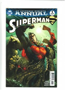 Superman Annual #1 NM- 9.2 DC Comics Rebirth 2017 Jimenez Variant, Swamp Thing