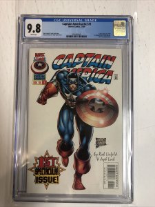 Captain America (1996) # 1 (CGC 9.8 WP) 1st Rikki Barnes | Liefeld