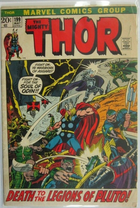 The Mighty Thor #199 - 3.5 VG- - 1972