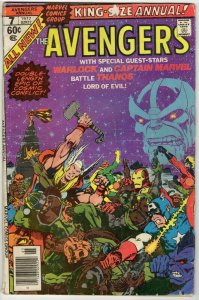 Avengers Annual #7 Vintage 1977 Marvel Comics Death of Gamora / Pip / Warlock