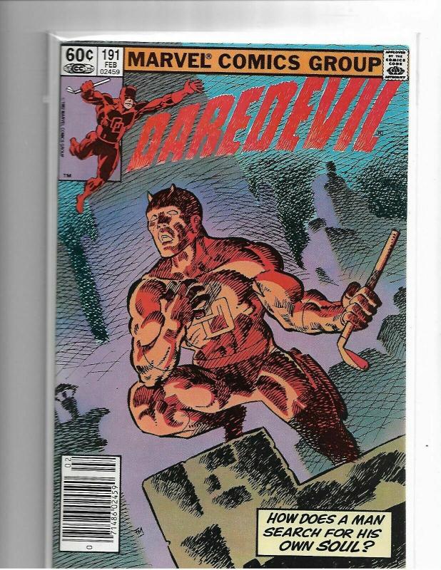 DAREDEVIL #187, 189, 190, 191 - VF/NM to NM -RETURN OF ELEKTRA-BRONZE AGE MILLER