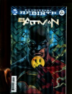 BATMAN #21 (9.2) THE BUTTON! BATMAN & FLASH COVER! 2017~