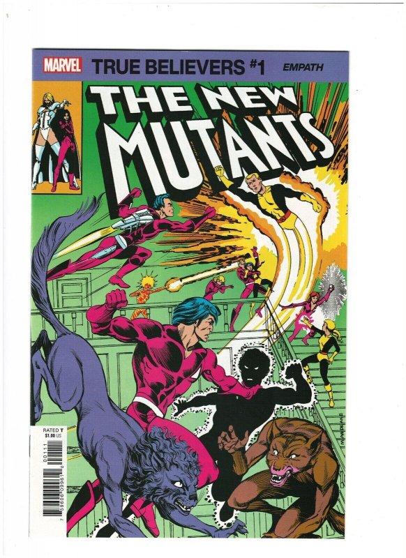 True Believers: X-Men- Empath #1 NM- 9.2 Marvel Comics 2020 New Mutants