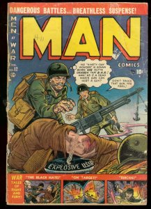Man Comics #12 1952-Atlas War Golden Age -KOREAN WAR MANEELY G