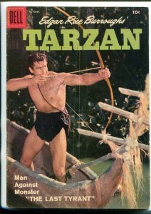 TARZAN #97-1957-DELL-GORDON SCOTT COVER- BURROUGHS- MARSH- MANNING-vg