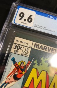 Ms. Marvel #10 (1977) CGC 9.6 WHITE