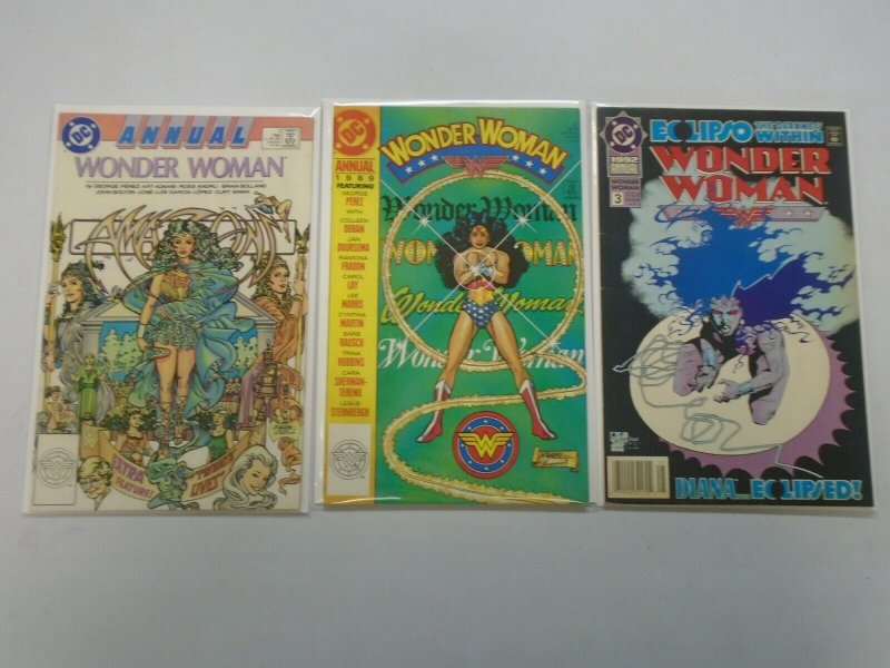 Wonder Woman Annual #1 to #3 comic run 6.0 FN 2nd Series (1988 to 1992)