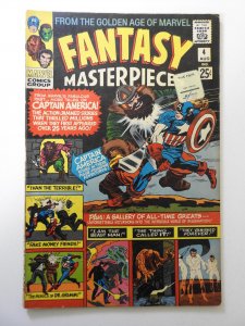 Fantasy Masterpieces #4 (1966) GD/VG Condition 1 in spine split, sticker on fc