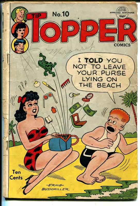 Tip Topper #10 1951-United-swimsuit-Fritzi-Li'l Abner-Ernie Bushmiller-Al Capp-G