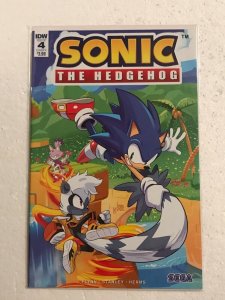 SONIC THE HEDGEHOG #4 NM IDW COMICS - COVER A - FIRST PRINT 