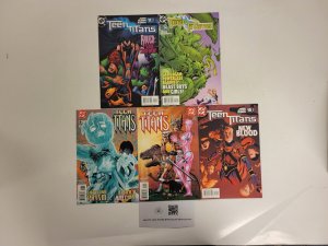 5 Teen Titans DC Comic Books #8 9 10 11 14 71 TJ19