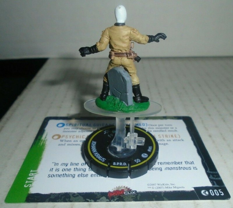 Johann Kraus 005 Heroclix Horrorclix Hellboy and the BPRD