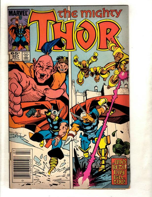 11 The Mighty Thor Marvel Comics # 347 349 350 351 352 353 356 357 372 + J334