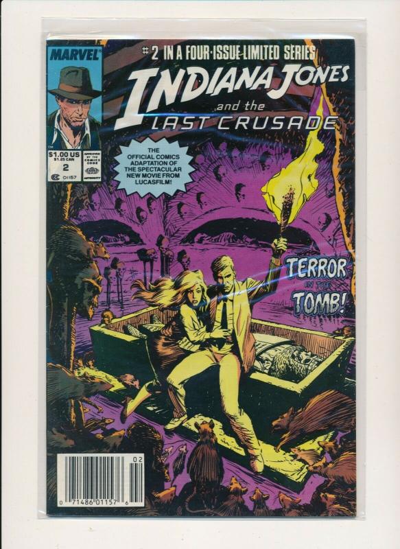 Marvel Comics Set of 4-INDIANA JONES 4-ISSUE LIMITED SERIES #1-4 F/VF (PF603) 