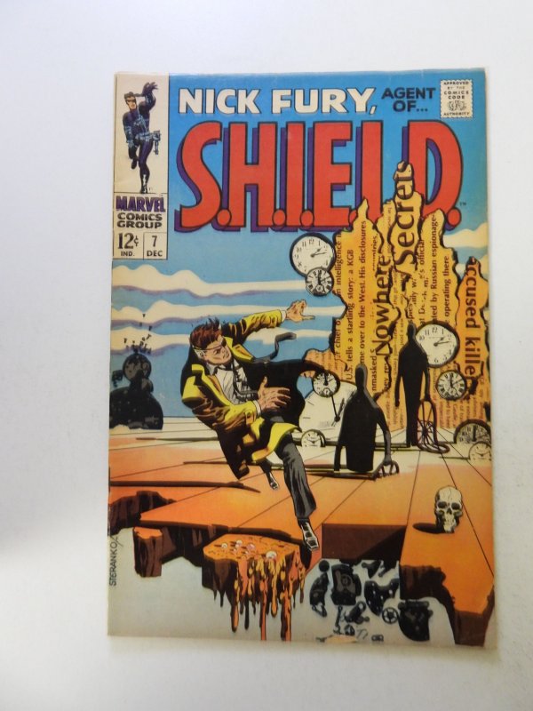 Nick Fury, Agent of SHIELD #7 (1968) VG+ condition
