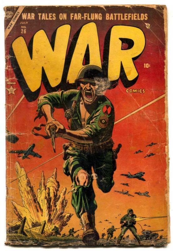 War Comics #26 1954- Atlas comics LOW GRADE 