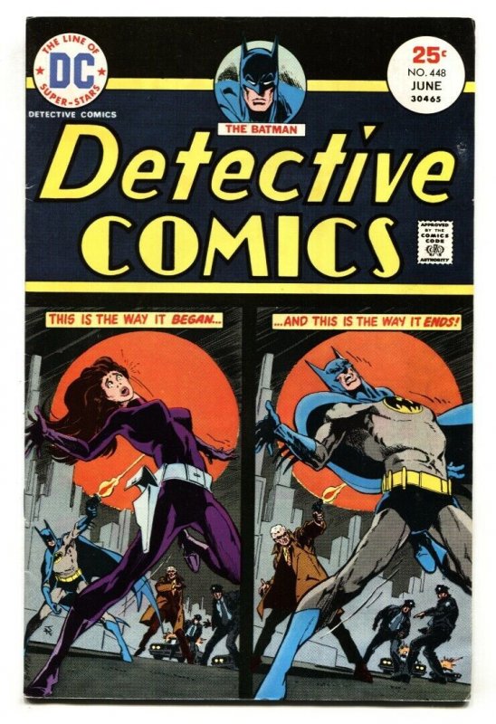 DETECTIVE COMICS #448 1975 BATMAN comic book- VF-