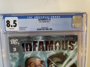 inFAMOUS #3 CGC 8.5 DC  Playstation (2011)