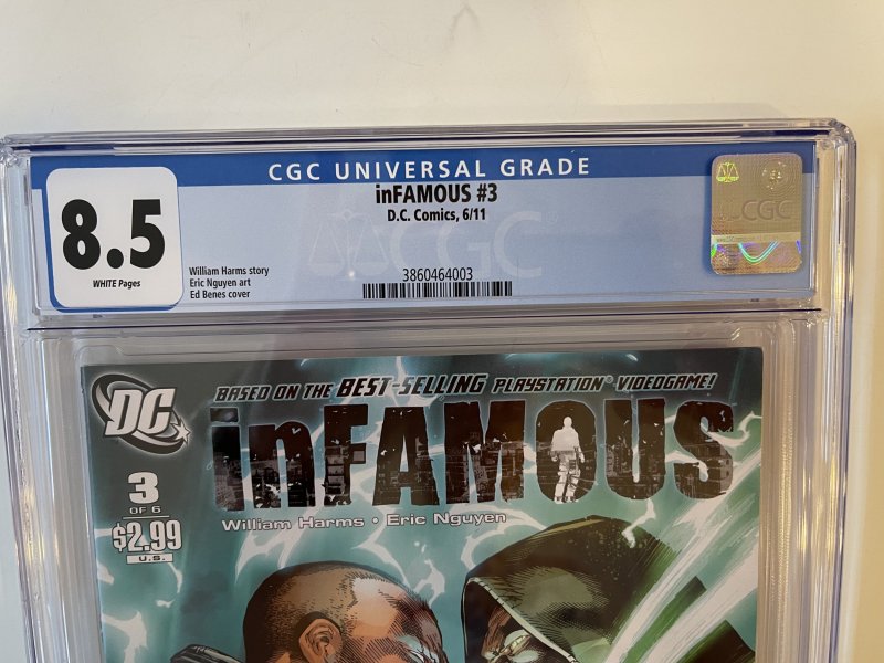 inFAMOUS #3 CGC 8.5 DC  Playstation (2011)