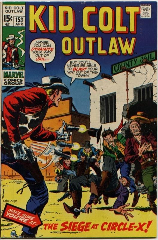 Kid Colt Outlaw #153 (1971) FN/VF 7.0