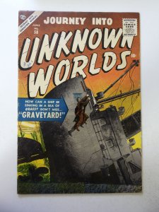 Journey Into Unknown Worlds #58 VG Condition stains fc