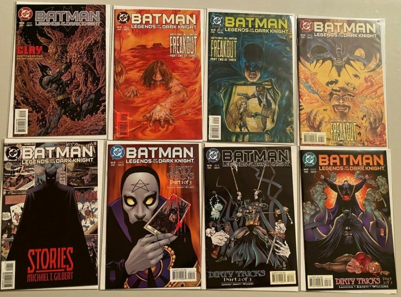 Batman legend of the dark knight comic lot run from:#50-99 avg 8.5 VF+ (1993-97)