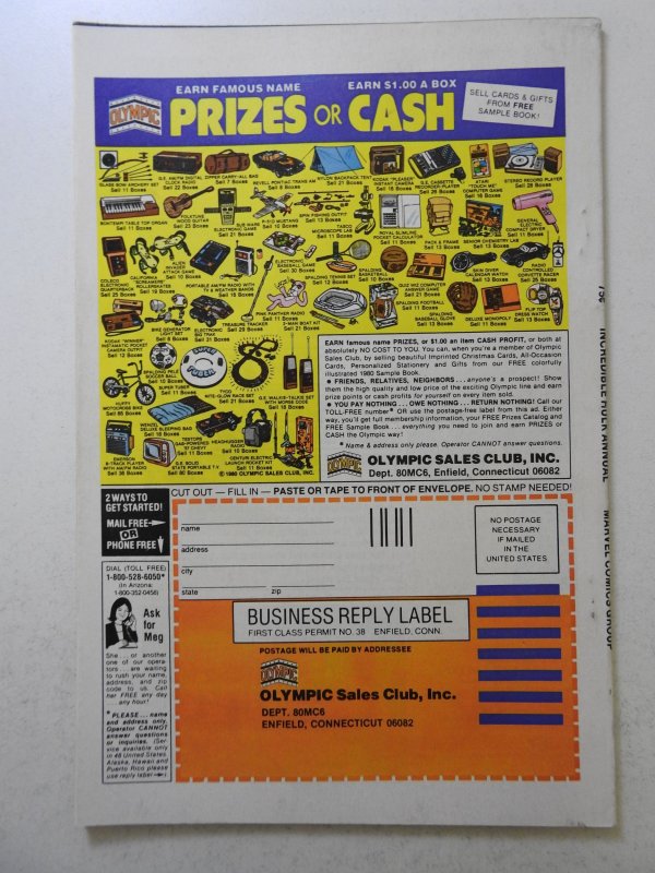 The Incredible Hulk Annual #9 (1980) Sharp VF+ Condition!