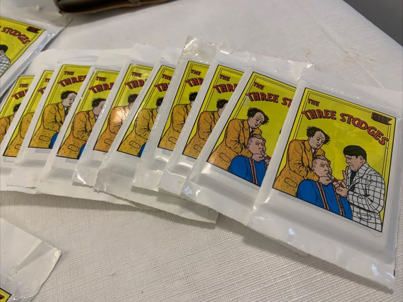 1989 Three Stooges Trading Card Packs (Lot of 31) w/Box Unopened *Distressed (A6