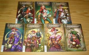 Legenderry #1-7 VF/NM complete series - bill willingham - steampunk red sonja