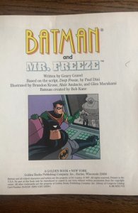 Batman and Mr. Freeze golden book 1997, unmarked except for pencil back cvr