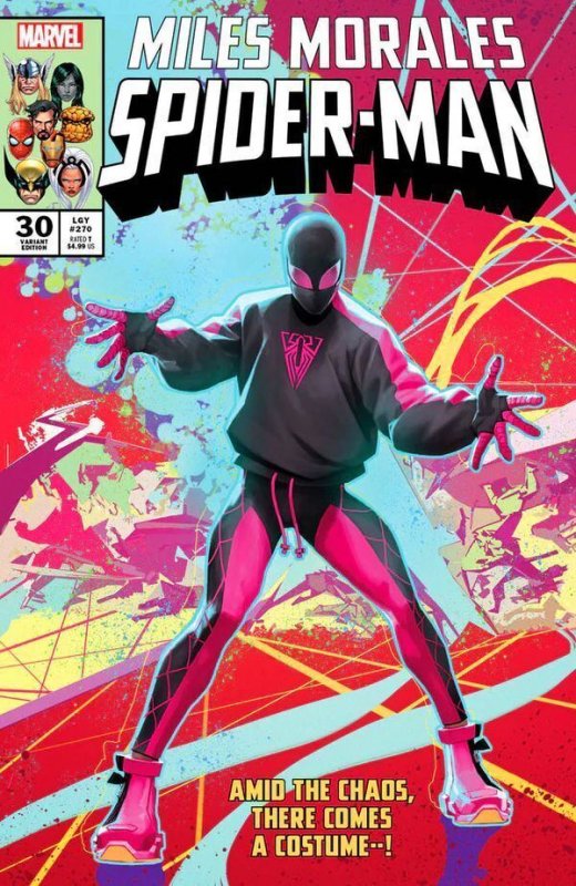 MILES MORALES SpiderMan #30 [Secret War 8 HMG] SKAN EXCLUSIVE VARIANT Gwen Peter