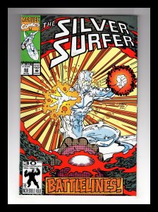Silver Surfer #62 (1992) VF+ COSMIC-POWERED Marvel!  / MC#43