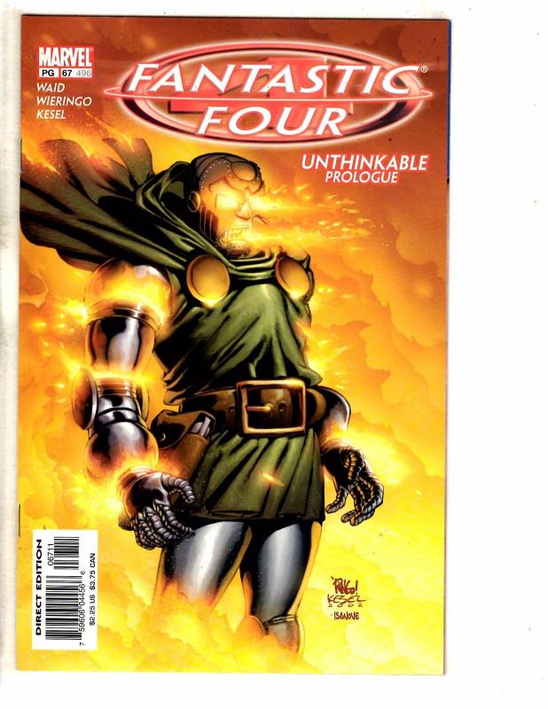 10 Fantastic Four Marvel Comics # 487 488 489 490 491 492 493 494 495 496 TW53