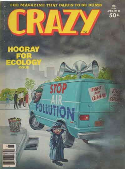 Crazy (Magazine) #24 GD ; Marvel | low grade comic Pollution cover